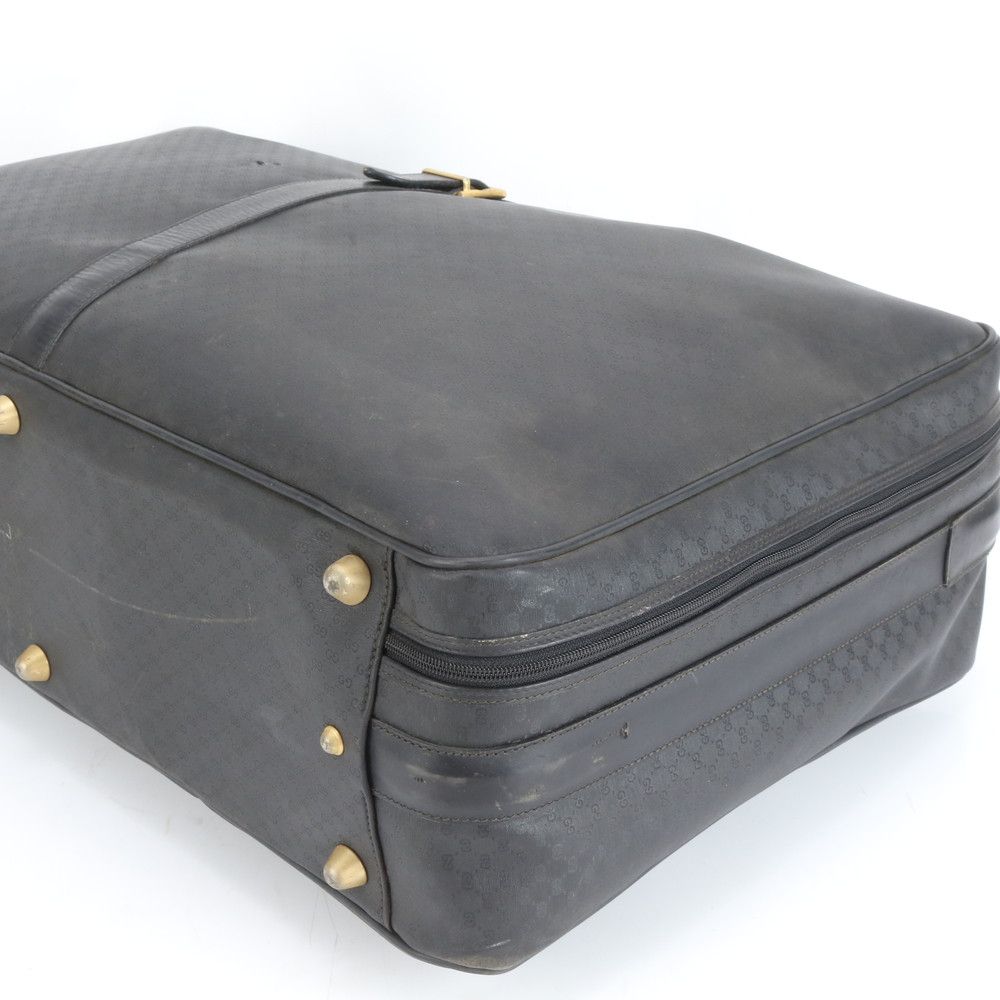 グッチ マイクロ GG シェリー ライン レザー ボストン バッグ 出張