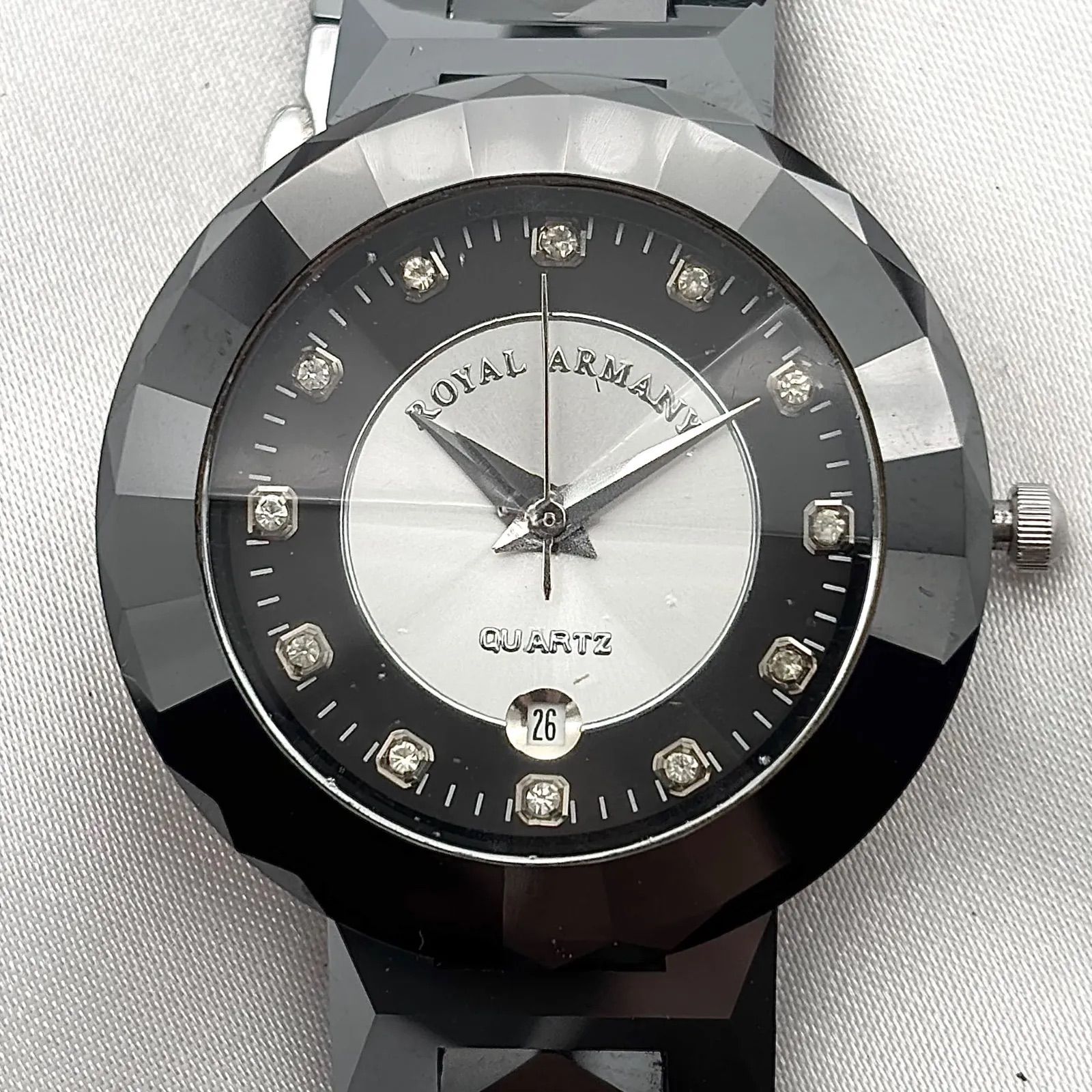 稼働品 Working item ロイヤルアルマニー ROYAL ARMANY 腕時計 メンズ 