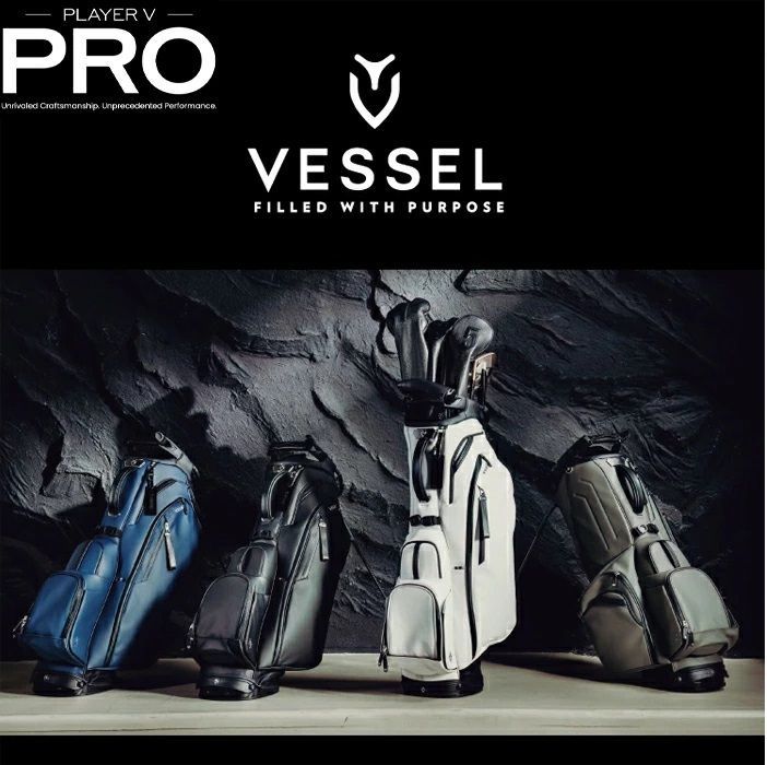  VESSEL Player 5.0 PRO プレイヤー5.0プロ スタンド式 キャディバッグ ゴルフ バッグ 宅配便 送料高騰の為 北海道 沖縄 離島 への発送はできません 口コミゴルフ用品 ゴルフバッグ キャディバッグ ゴルフ