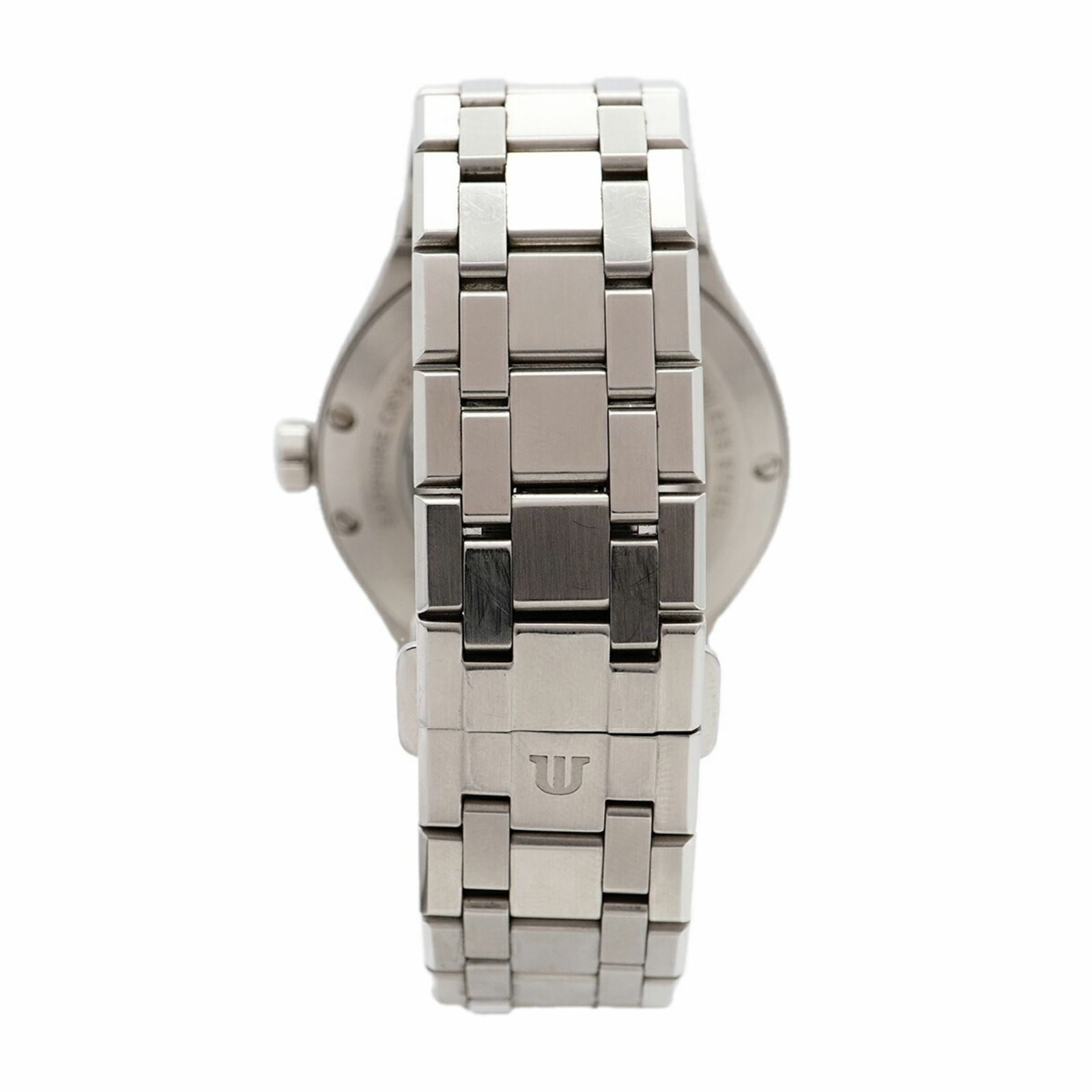 シルバー文字盤腕時計 メンズ