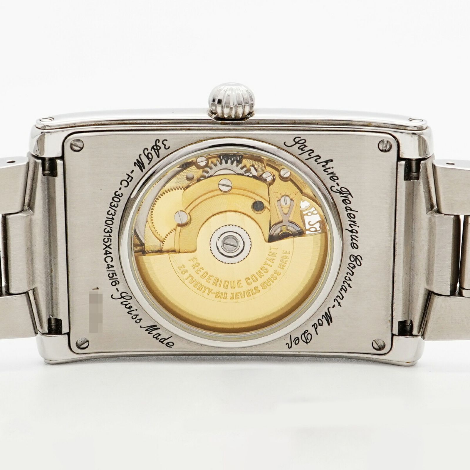 シルバー文字盤腕時計 メンズ