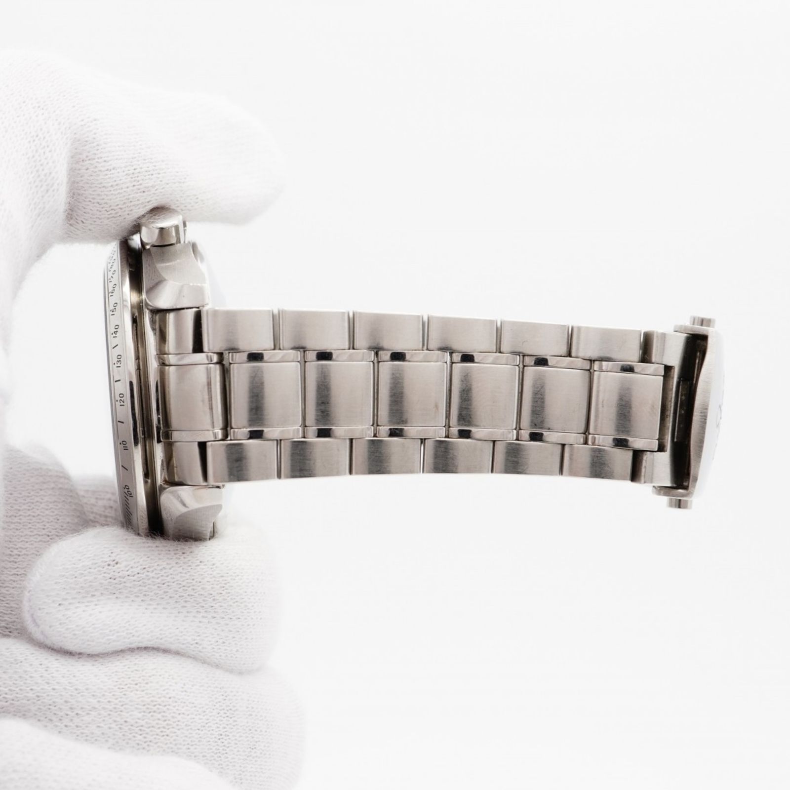 シルバー文字盤腕時計 メンズ