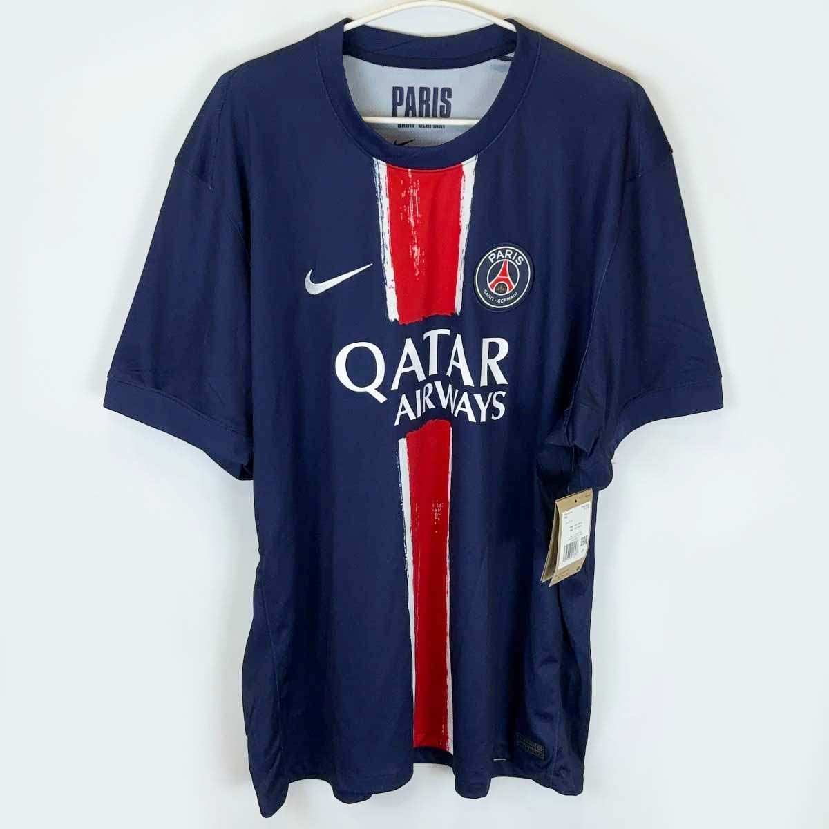 【未使用】ナイキ パリ サンジェルマン (PSG) 2024/25 スタジアム ホーム ユニフォーム 2XL FN8795-411 NIKE 未使用】ナイキ パリ サンジェルマン (PSG) 2024/25 スタジアム ホーム