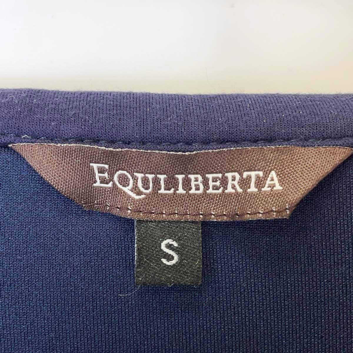 EQULIBERTA エクリベルタ アクティブ ジャケット S ネイビー EQ-CW 