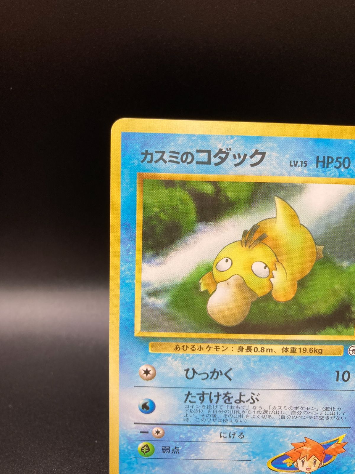 状態ランクA- カスミのコダック コダック 旧裏 旧裏面 マークあり