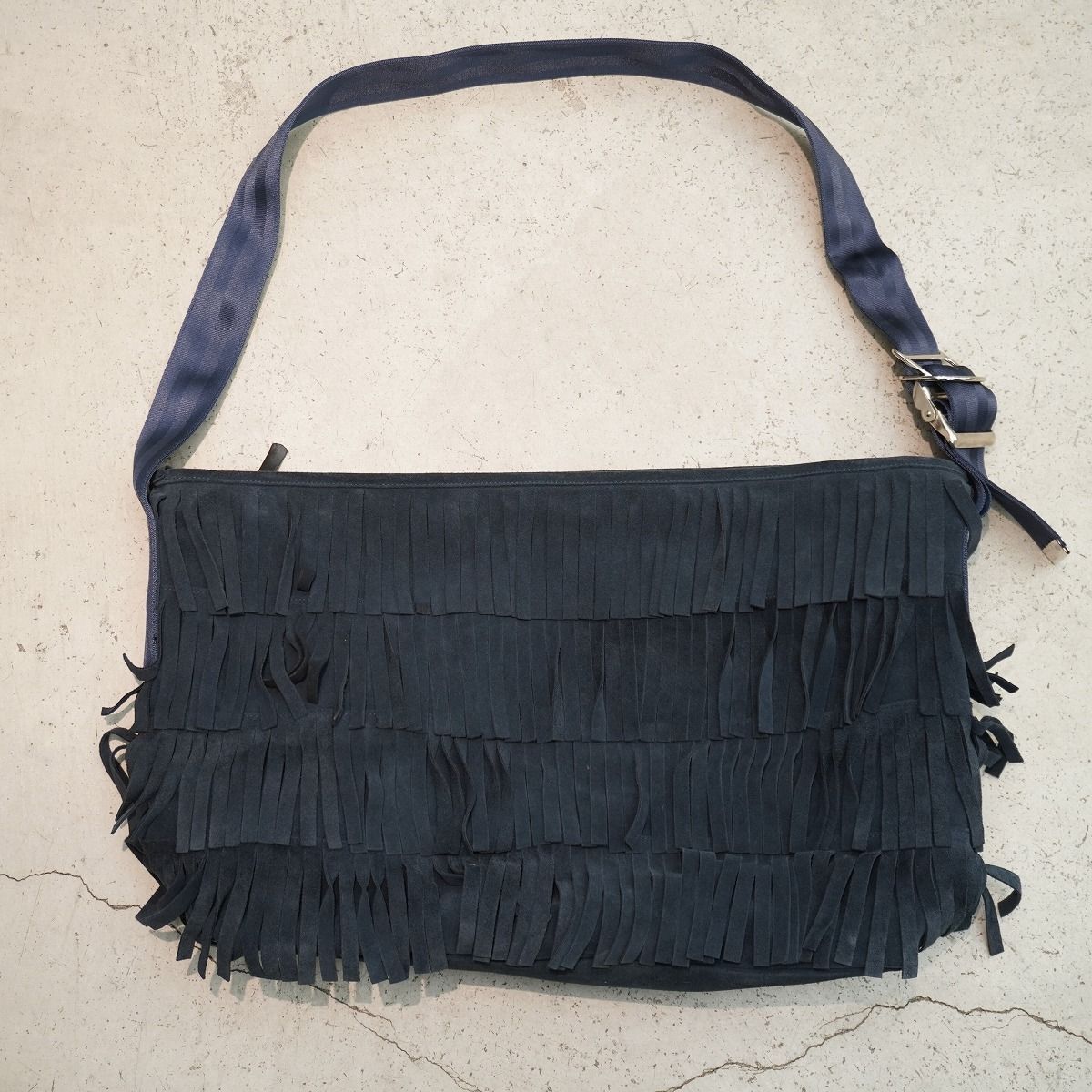 LORINZA ロリンザ × UNUSED アンユーズド 本革 スエード レザー 