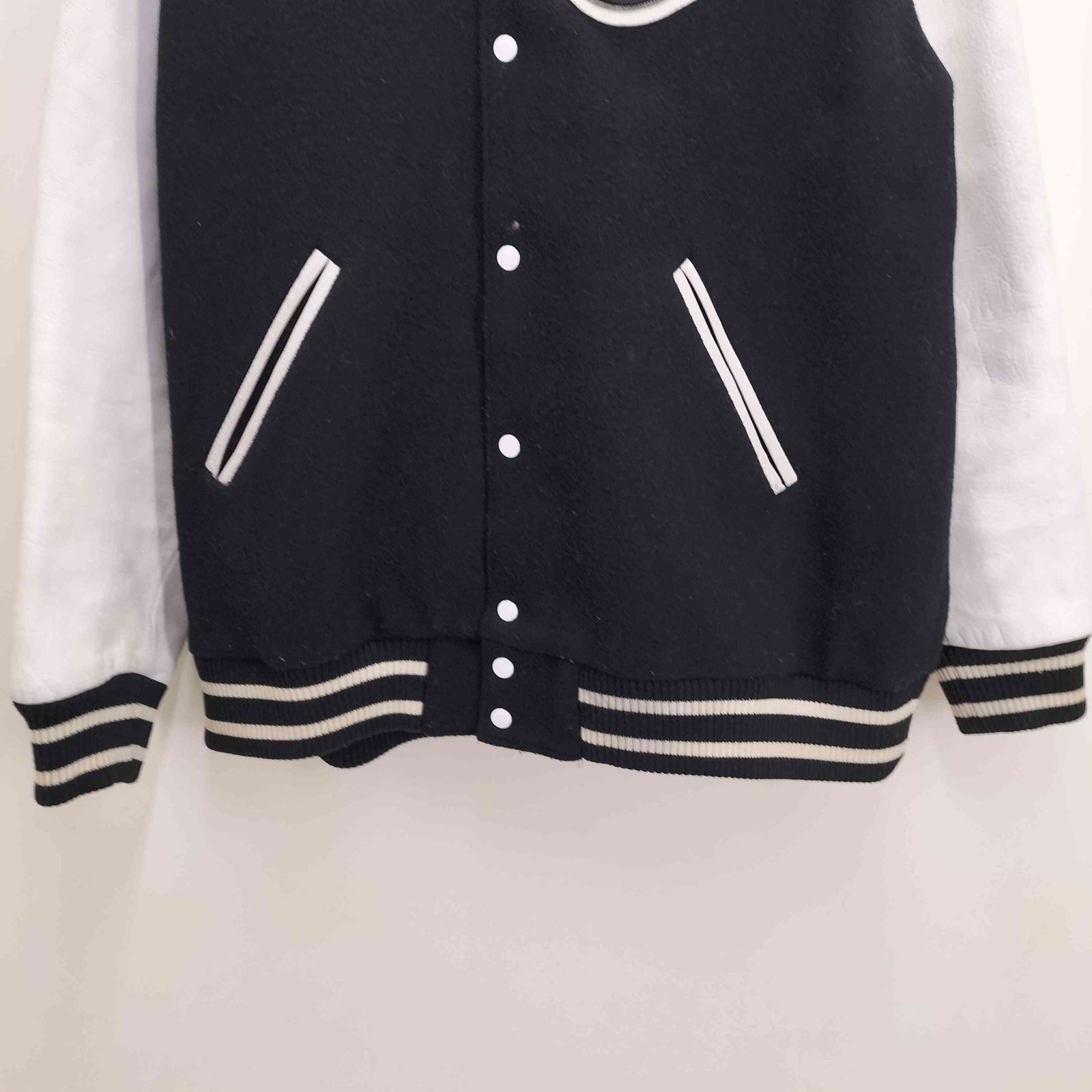 スワッガー SWAGGER ワッペン レザー切替 スタジアムジャケット