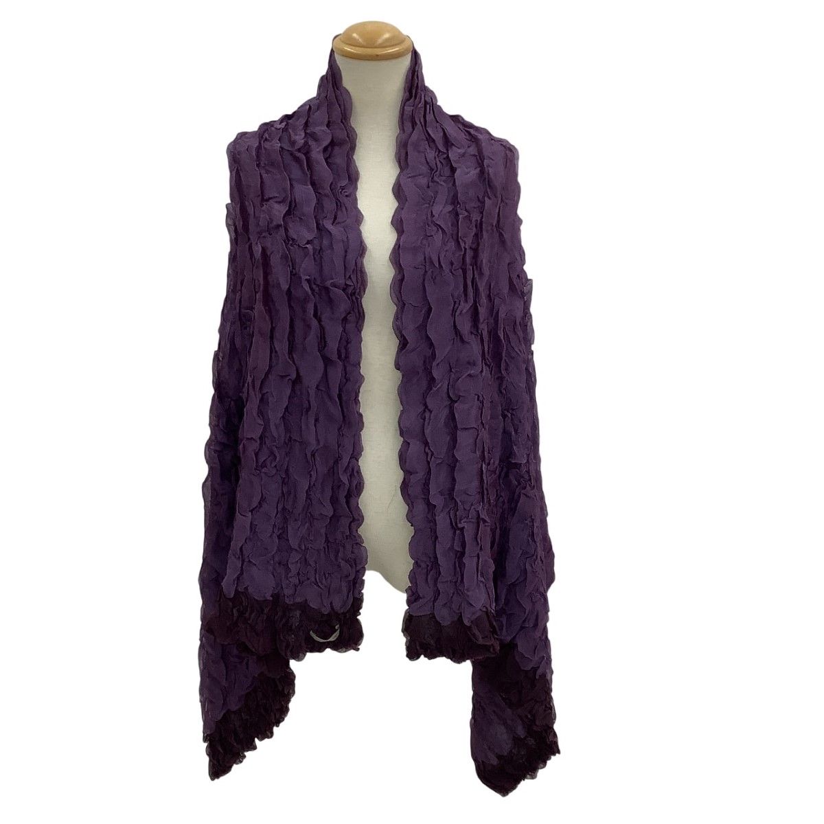 JURGEN LEHL ヨーガンレール レディース ストール パープル - メルカリ
