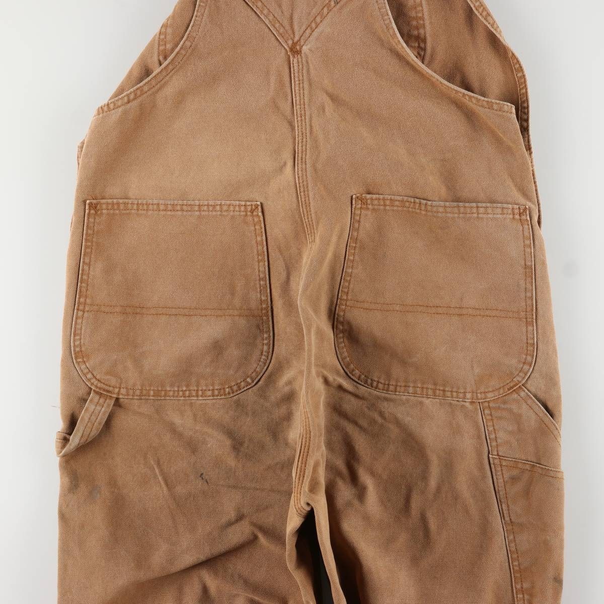 古着 ディッキーズ Dickies ダック オーバーオール メンズw34相当