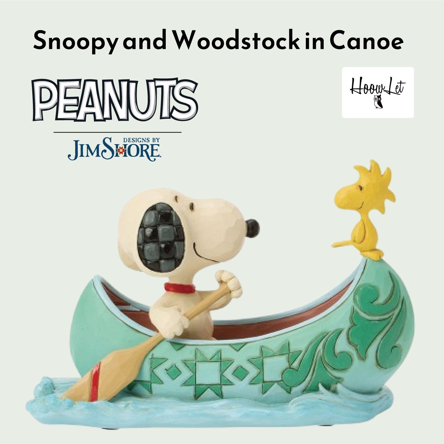 スヌーピー スヌーピー＆ウッドストック イン カヌー スヌーピー