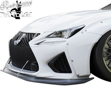 【M's】 レクサス RC F USC10 前期 (2014.10-2018.10) PANDEM V2 フロントリップ パンデム ロケットバニー ロケバニ TRA京都 エアロ パーツ 部品 RCF RC-F 10RCF (※納期約1.5-2.5ヵ月)