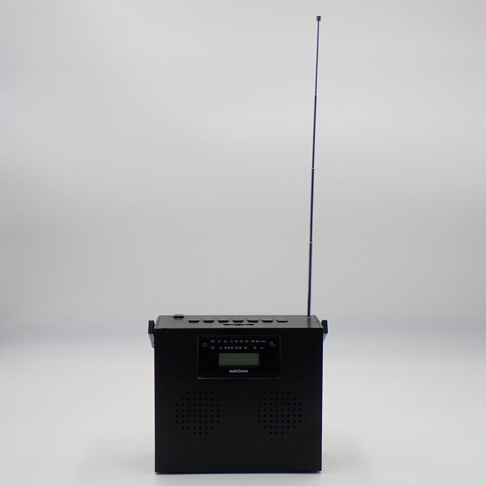 オーム電機 AudioComm ステレオCDラジオ RCD-R30N-K ブラック ジャンク