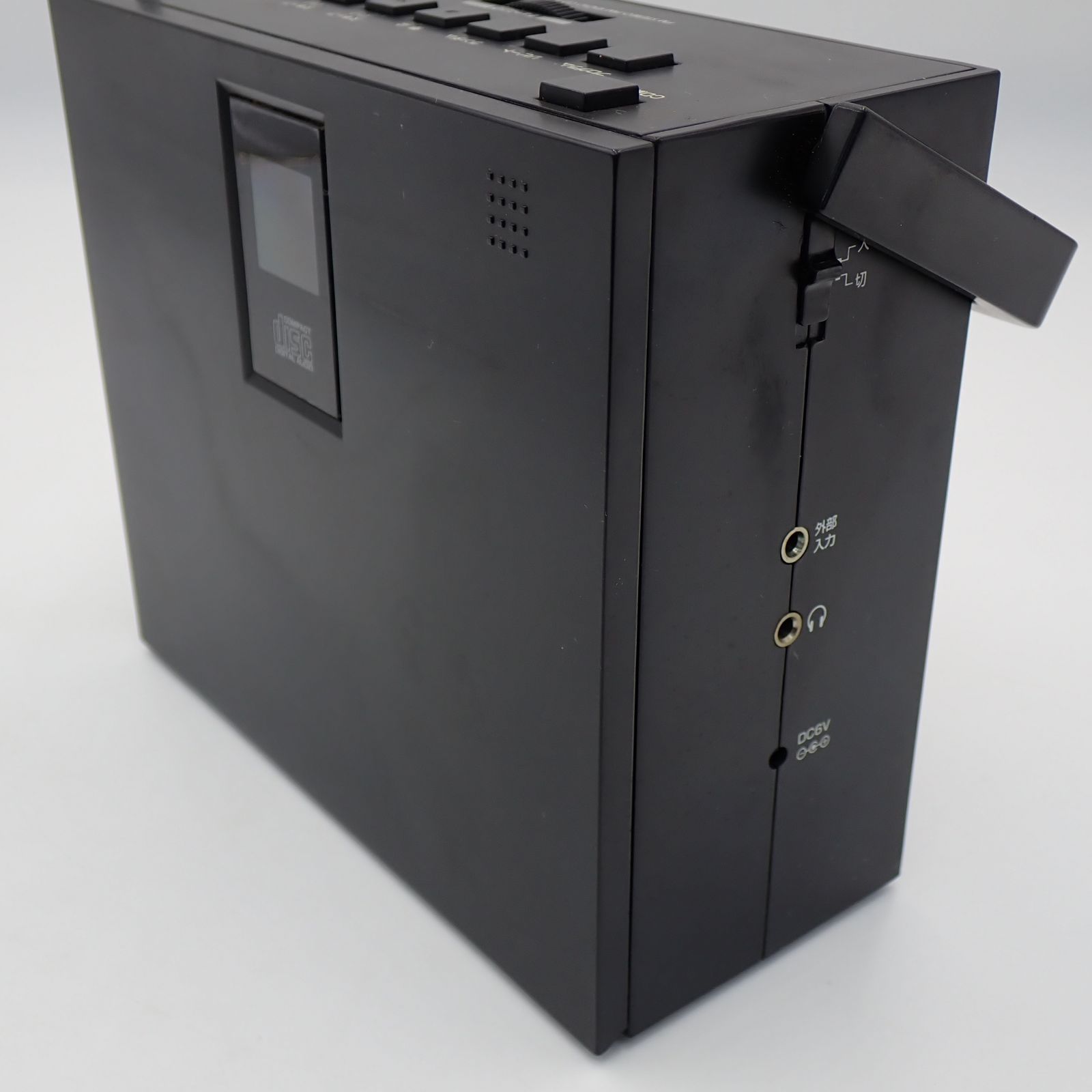 オーム電機 AudioComm ステレオCDラジオ RCD-R30N-K ブラック ジャンク