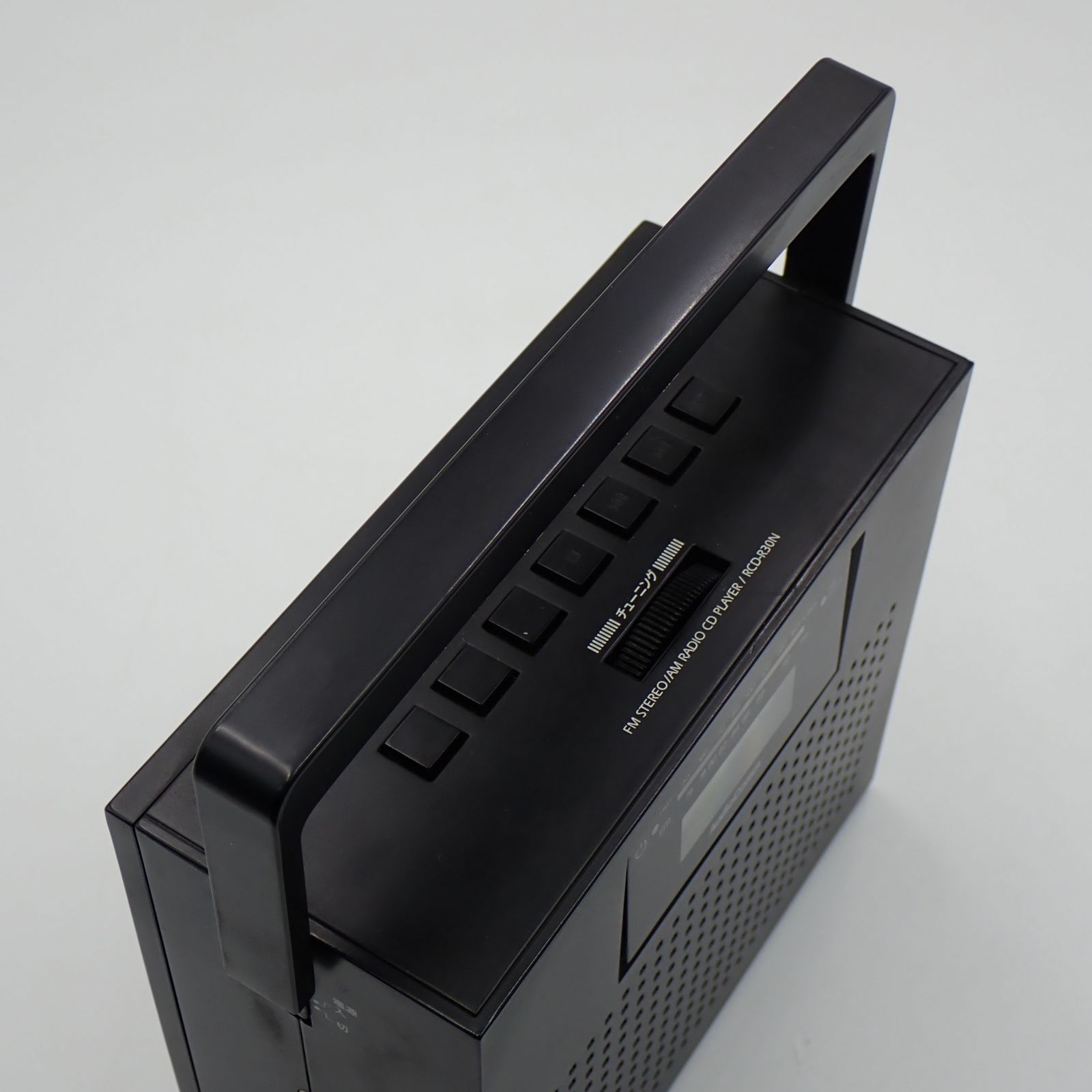オーム電機 AudioComm ステレオCDラジオ RCD-R30N-K ブラック ジャンク