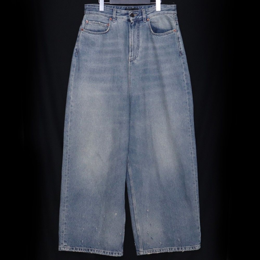 BALENCIAGA Low Crotch Jeans XSサイズ インディゴ 706652 TJW95