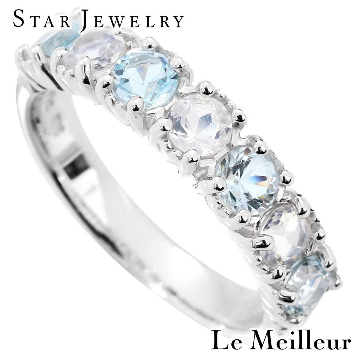 スタージュエリー STAR JEWELRY リング 指輪 ラブラドライト トパーズ 
