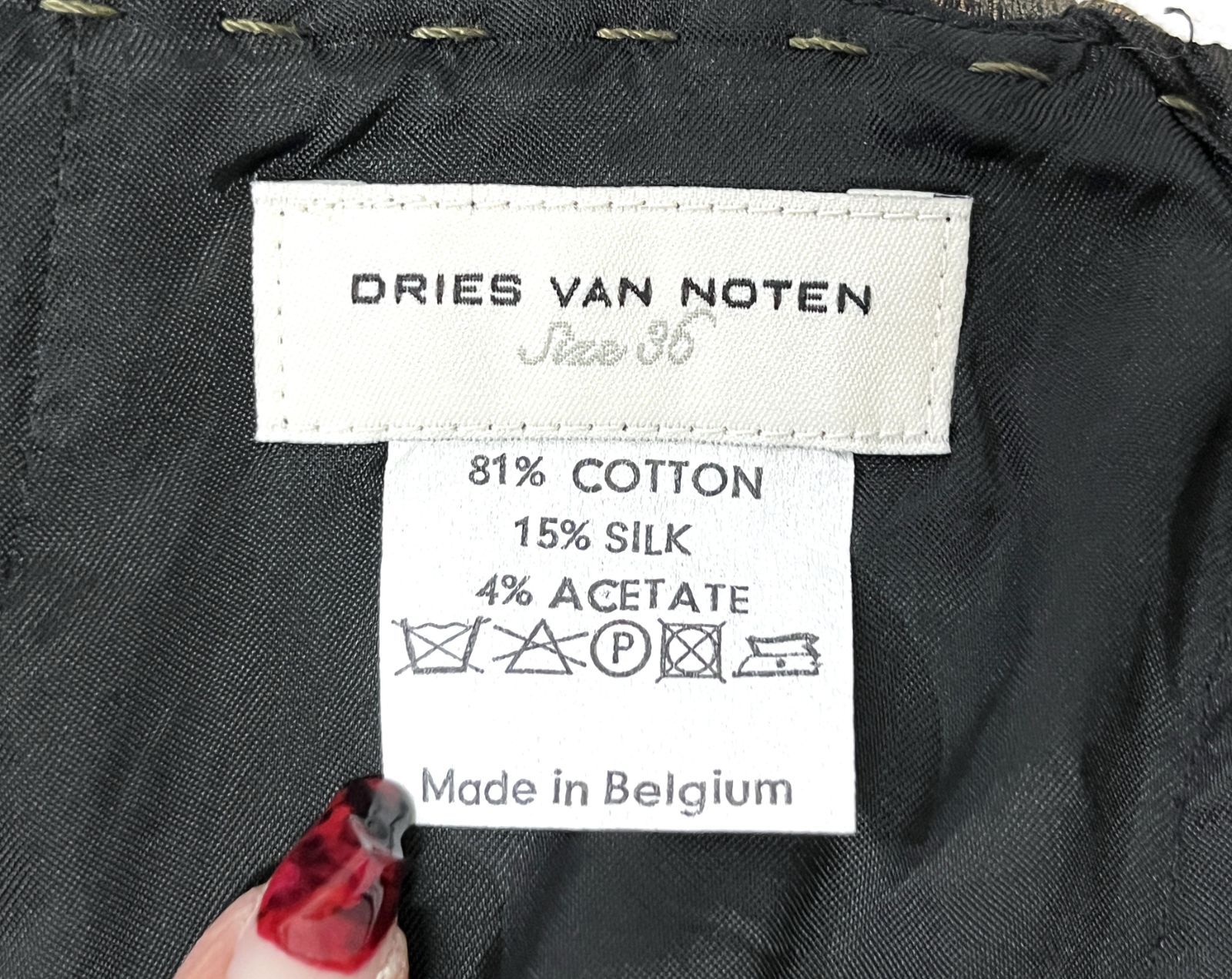 00s ヴィンテージ アーカイブ デッドストック DRIES VAN NOTEN｜ドリス