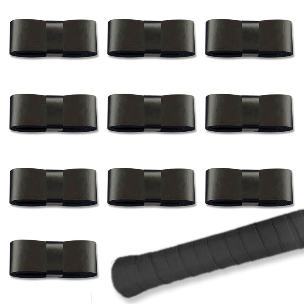 2M68 グリップテープ【ブラック・10巻セット】テニス グリップ テープ