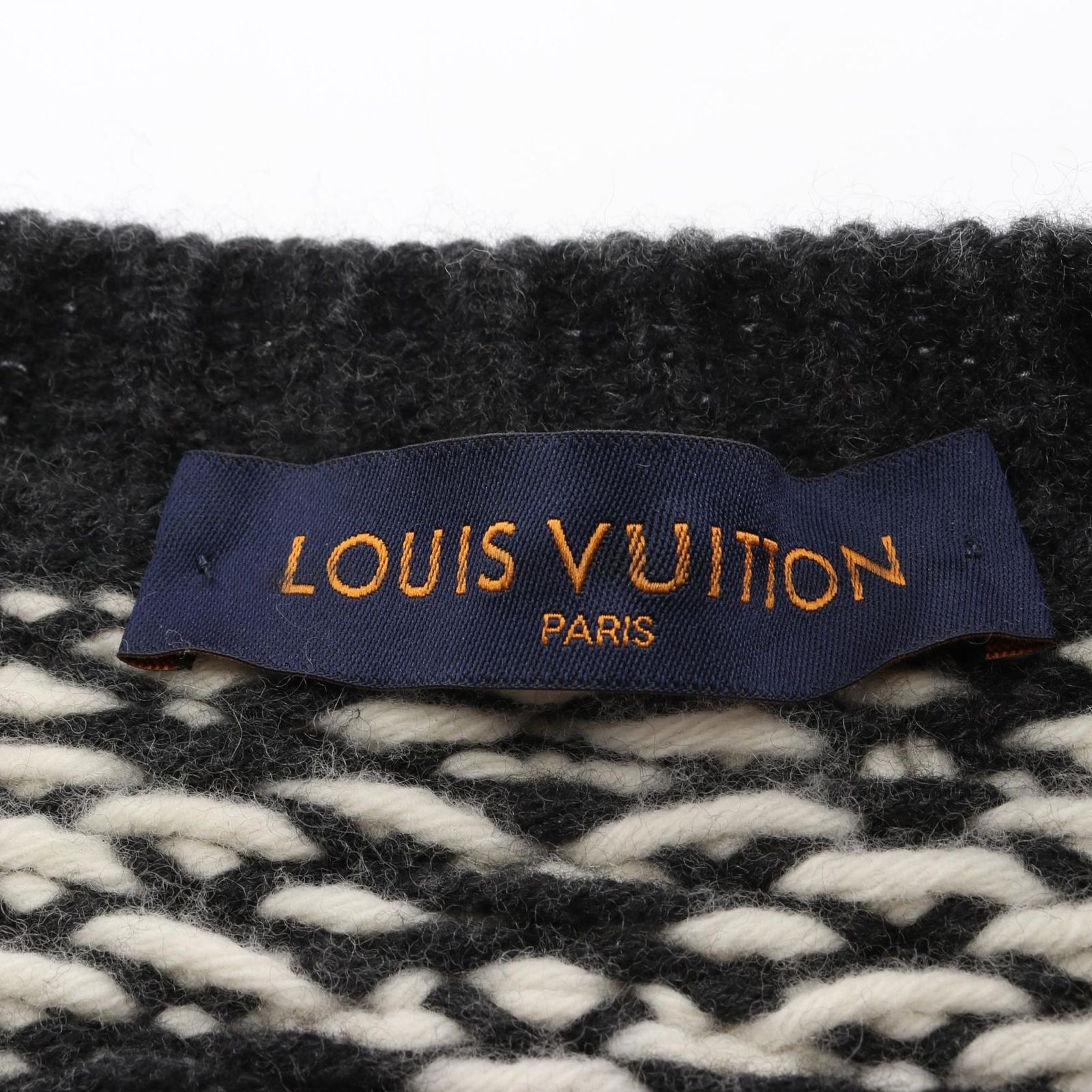 ルイ・ヴィトン LOUIS VUITTON ニット ディストーテッドモノグラム 