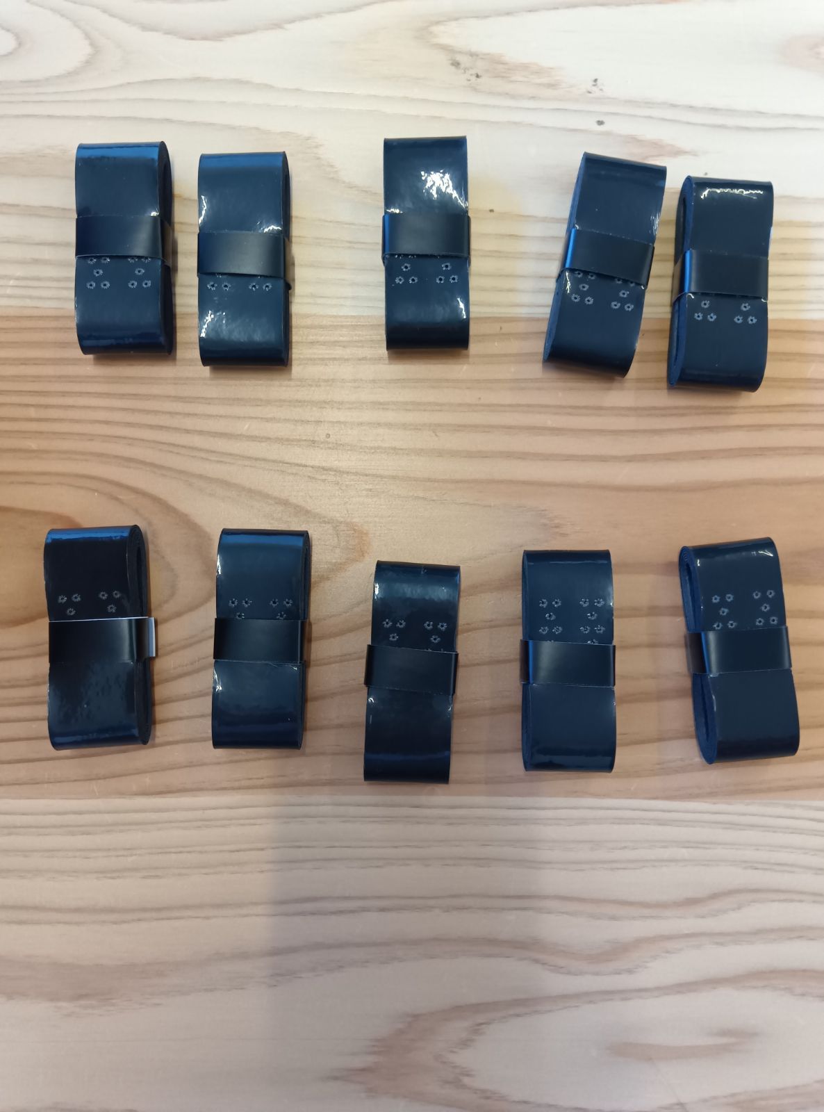 2M68 グリップテープ【ブラック・10巻セット】テニス グリップ テープ