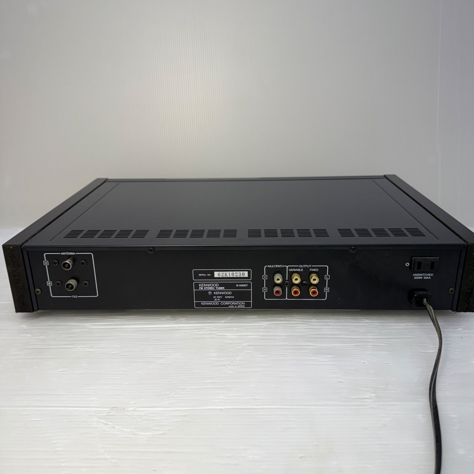 ☆KENWOOD ケンウッド☆シンセサイザー FM チューナー D-3300T