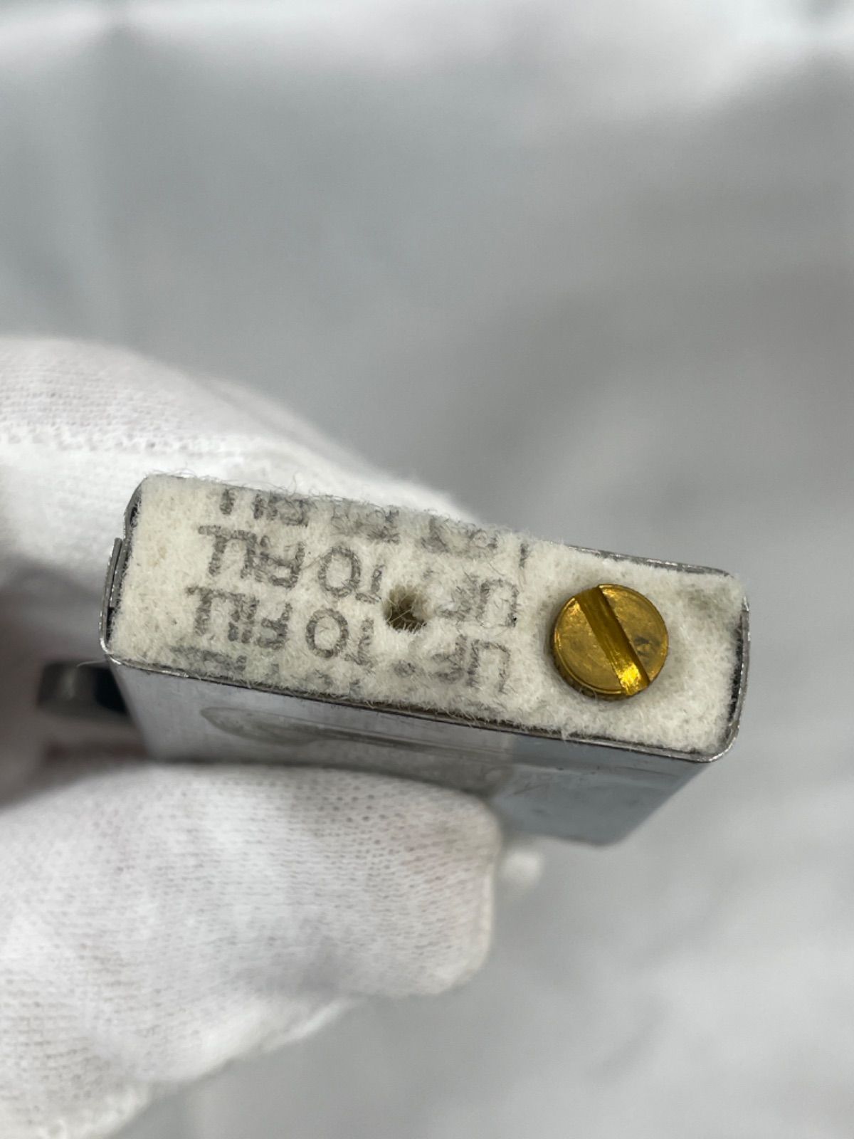 I【ジャンク品】Zippo ジッポー オイルライター 着火未確認 シルバー