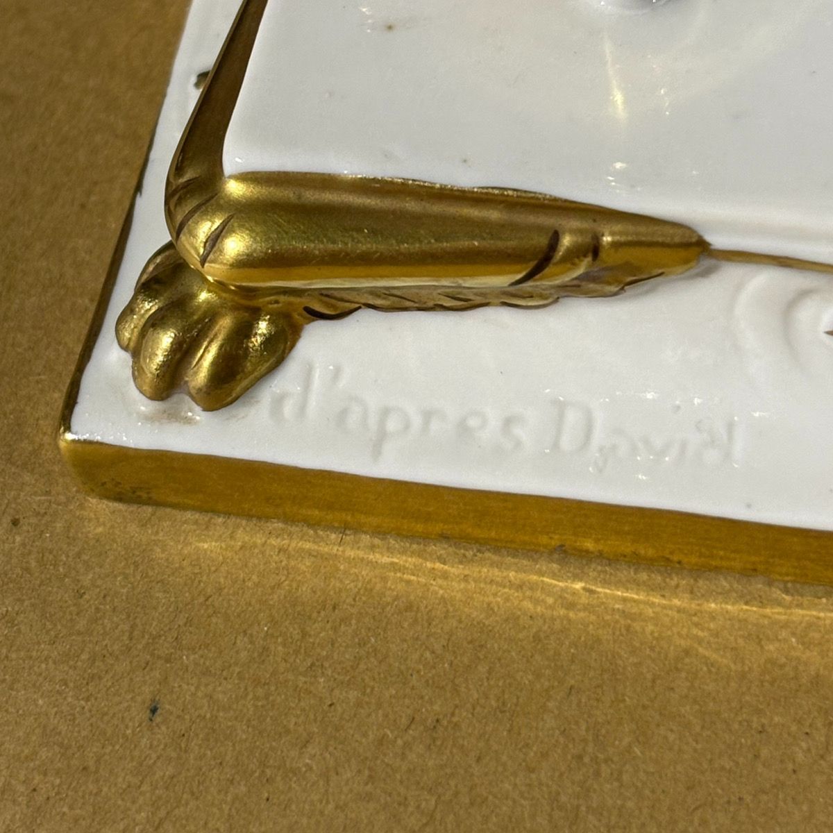ドイツ シャイベアルスバッハ磁器製造所 ジャック＝ルイ・ダヴィッド作 
