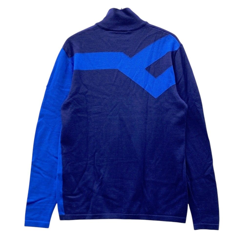 サイズ：M DESCENTE GOLF デサントゴルフ ハーフジップ 長袖 ニット