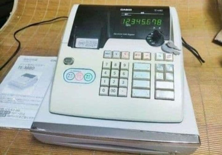 カシオレジスター　TE-M80　中古品　人気機種感熱紙　送料無料　808080 カシオレジスター TE-M80 中古品 人気機種感熱紙 送料無料 808080