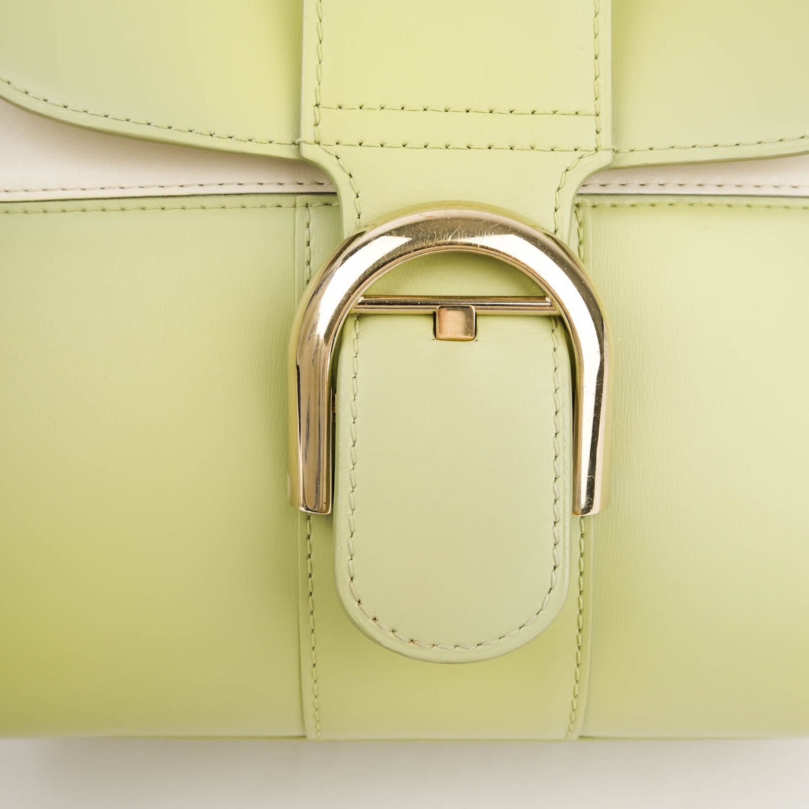 中古】 DELVAUX デルヴォー デルボー ブリヨン MM Brillant Box Calf 