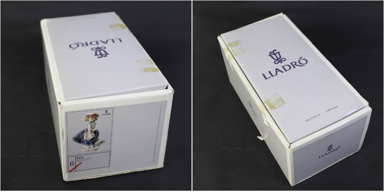 美品】 LLADRO リヤドロ きれいな花ばかり #5222 フィギュリン 箱付き