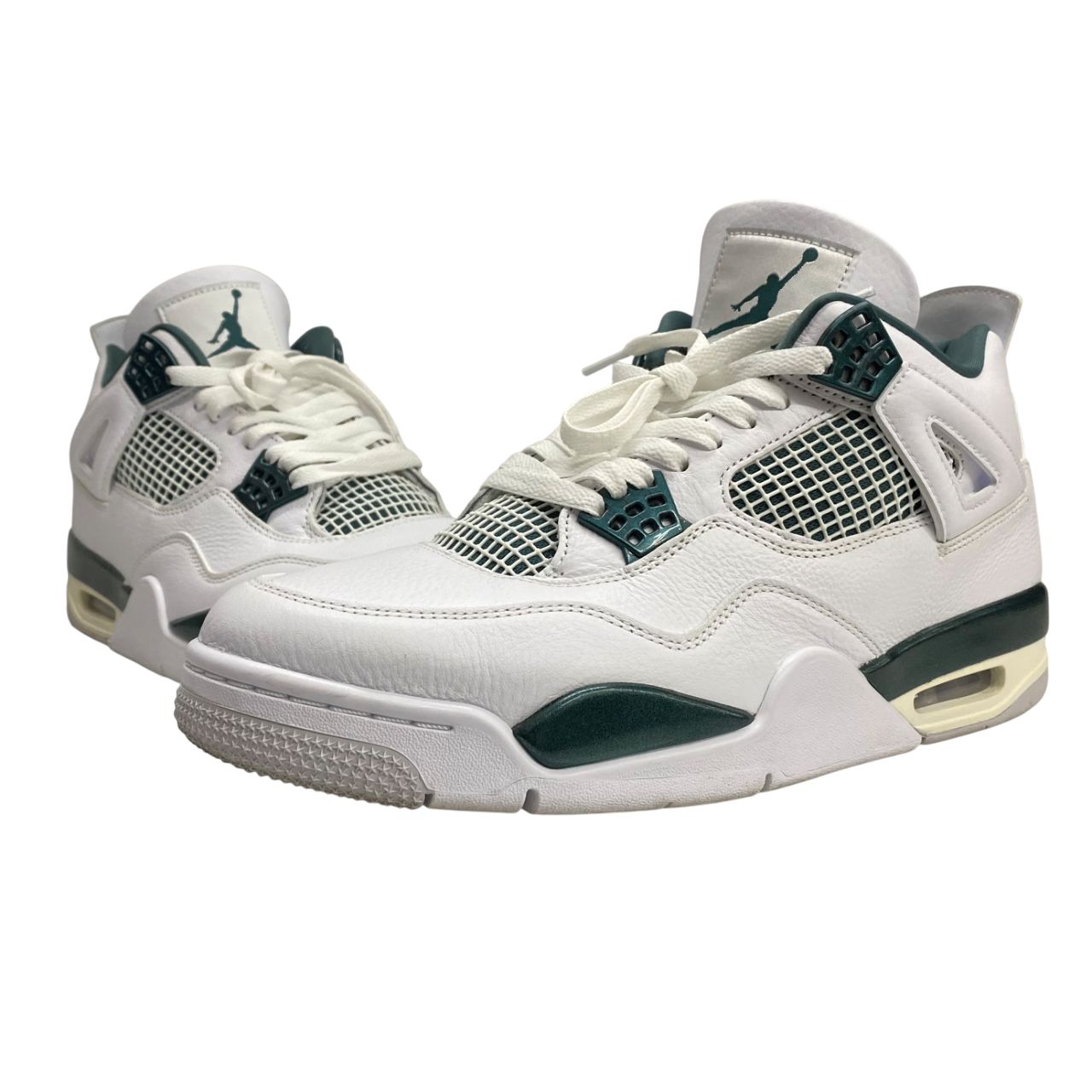 ナイキ NIKE AIR JORDAN 4 RETRO ホワイト/オキシダイズドグリーン 