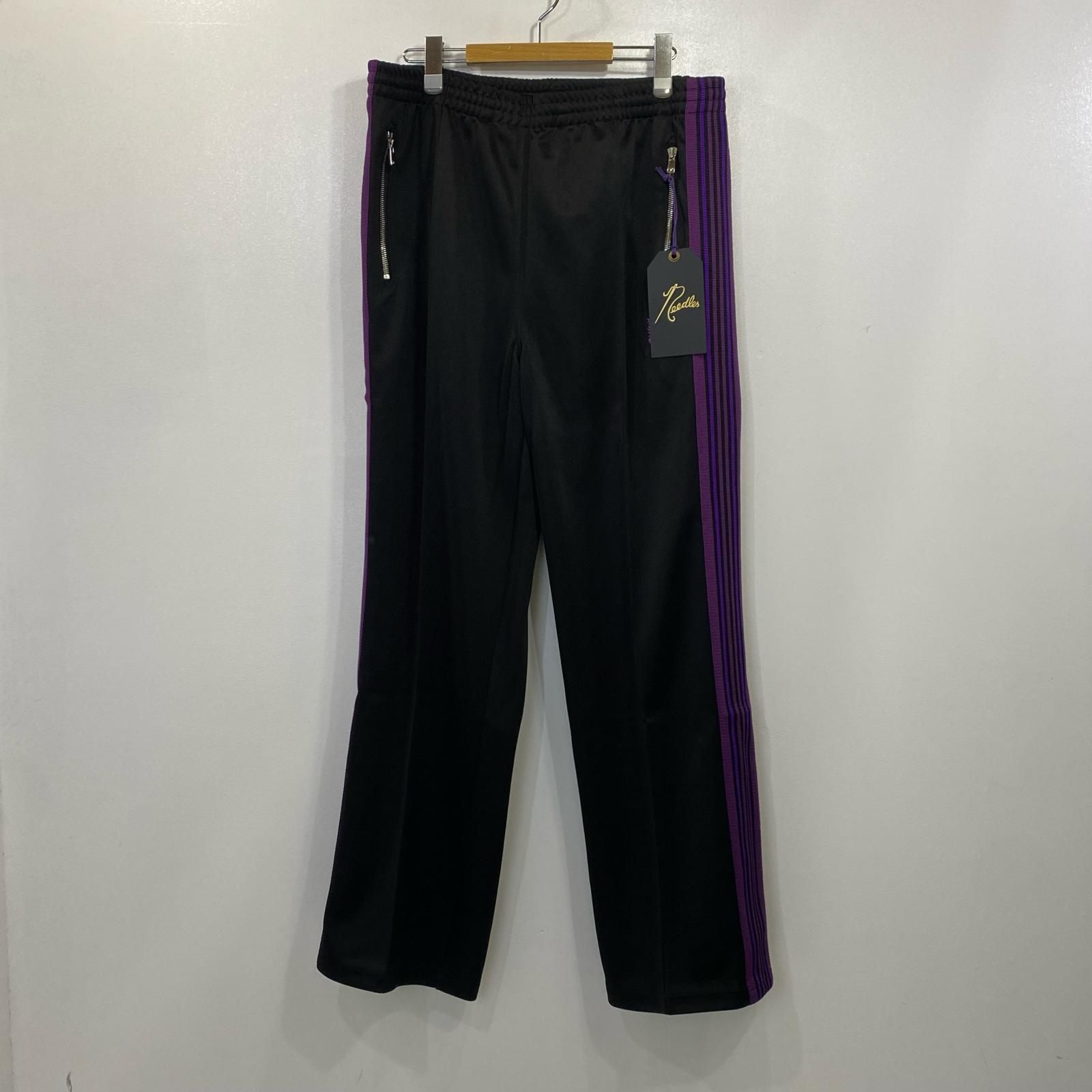 【姫路東店】 中古 Needles | ニードルス パンツ TRACK PANT - MOONLOID EXCLUSIVE QV1668 ブラック サイズ：L 【107】 姫路東店】 中古 Needles | ニードルス パンツ TRACK PANT - MOONLOID