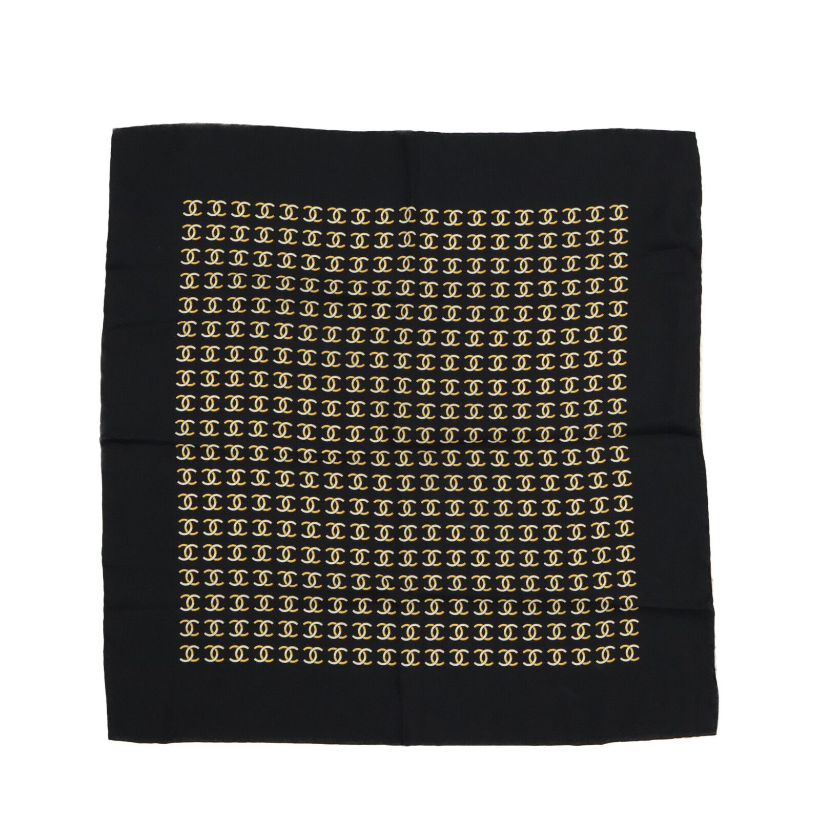 CHANEL シャネル 【美品】ココマーク 総柄 シルク100％ - メルカリ