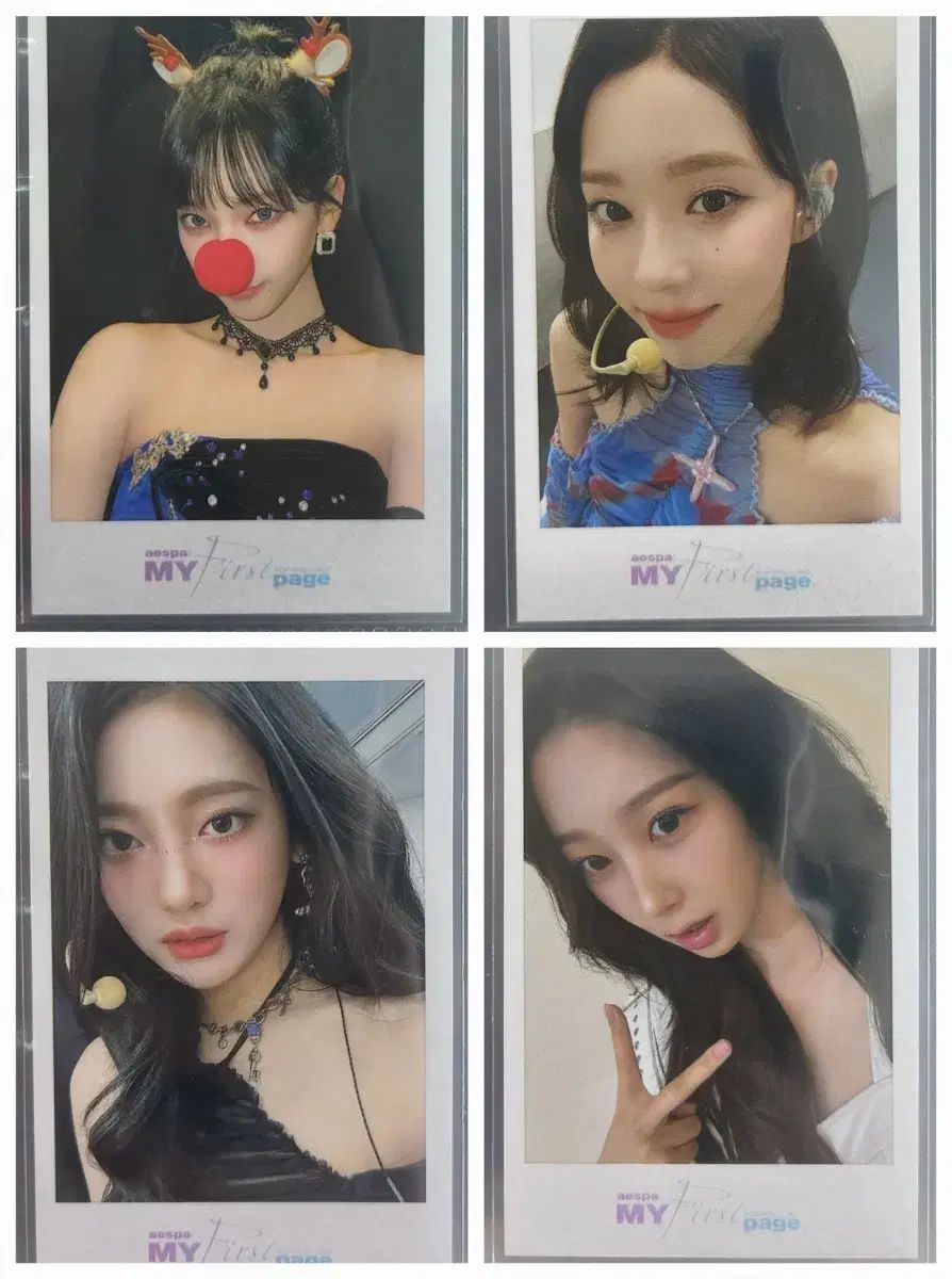 aespa（エスパ） ロッテシネマ MY FIRST PAGE チェキ ポラロイド