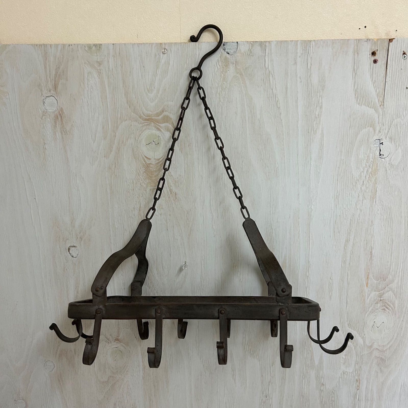 ○▫️＊ハンギングラック 吊り下げフック 吊るしハンガー アイアン