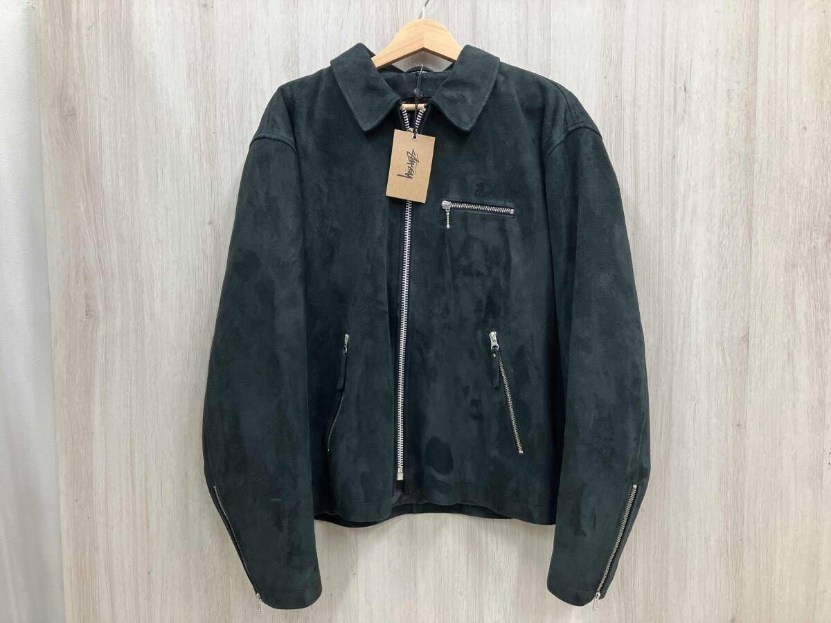 STUSSY BING JACKET SUEDE その他ジャケット Lサイズ ブラック - メルカリ