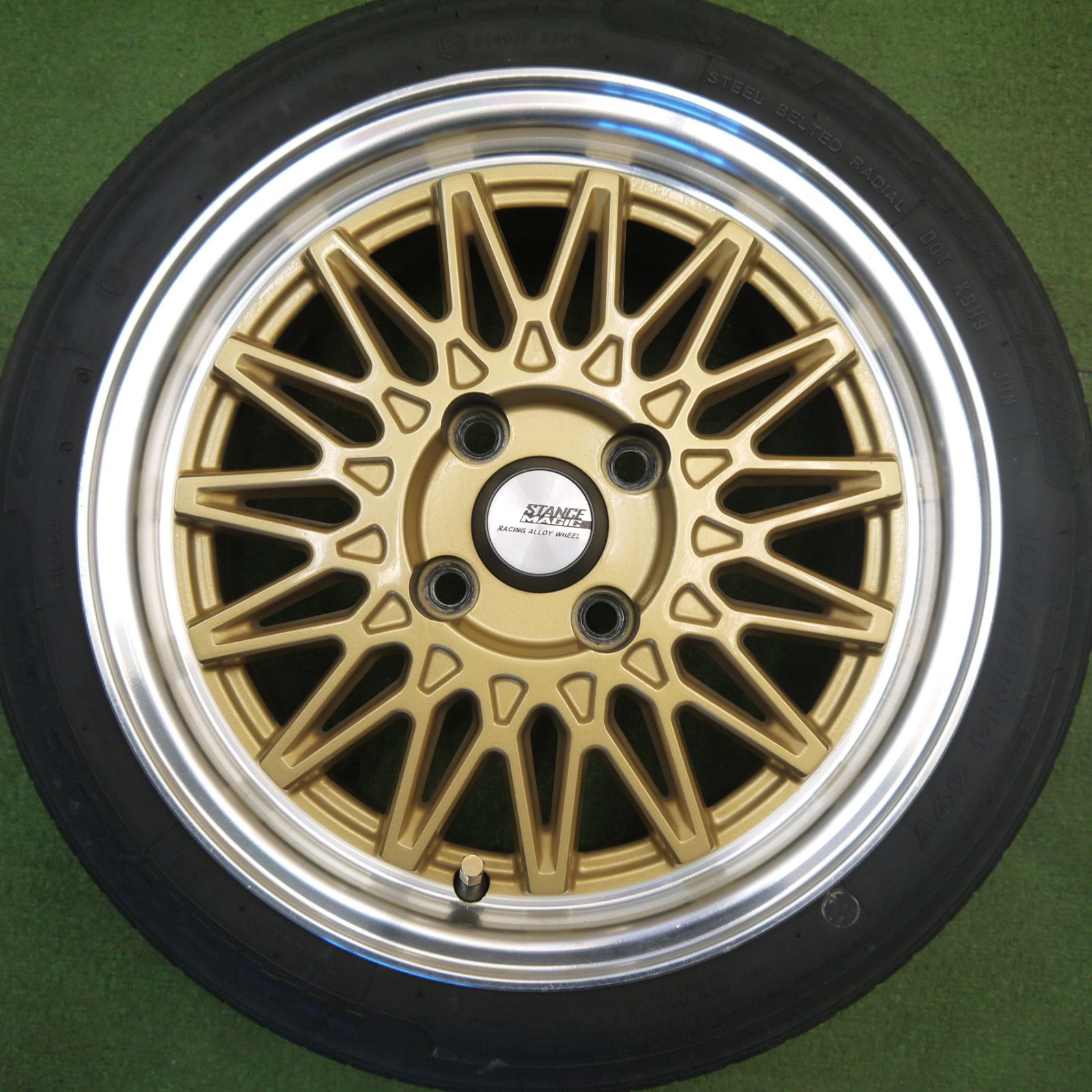 4本価格！23年☆155/55R14 マックストレック MAXIMUS M1 STANCE MAGIC