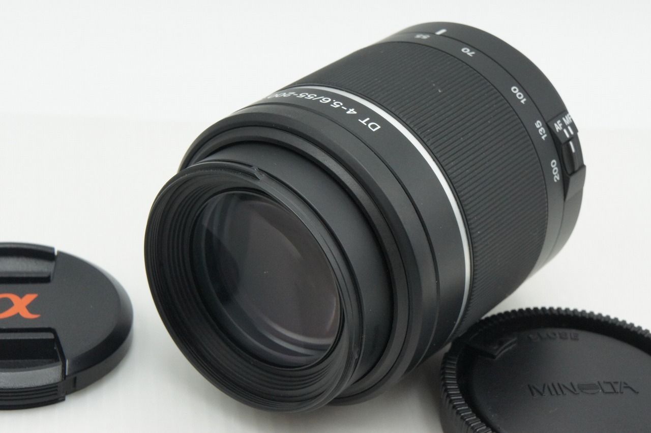 美品 SONY ソニー DT 55-200mm F4-5.6 SAM SAL55200-2 MINOLTA