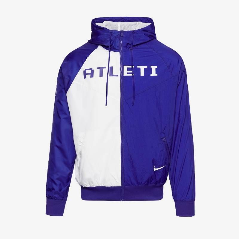【送料無料・匿名配送】Nike ナイキ アトレティコ・マドリード 120周年記念 NSW ウィンドランナー ジャケット 青 新品 正規品 並行輸入 日本未発売