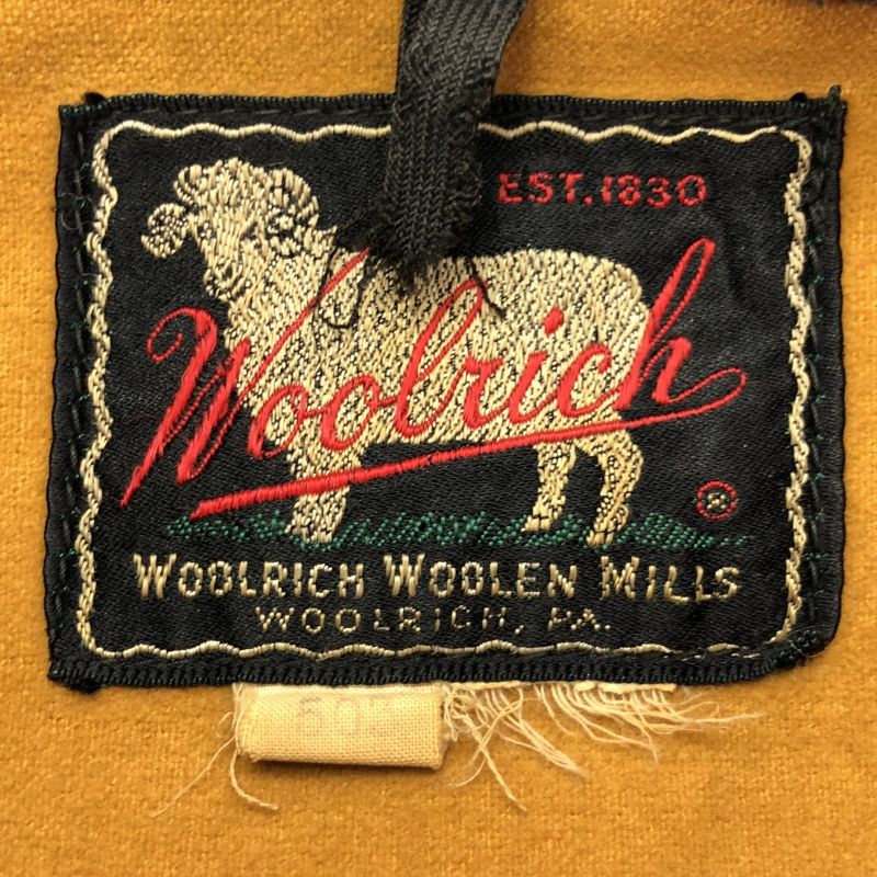 中古】WOOLRICH 50-60s マッキーノジャケット サイズ50(L～LL相当) 赤