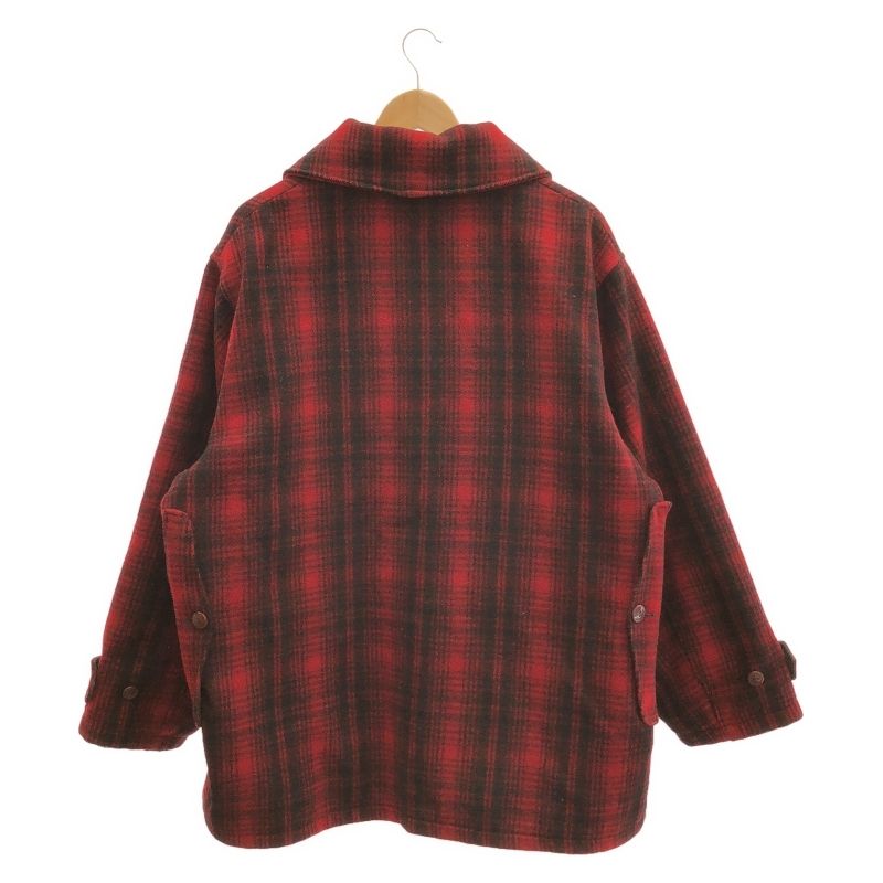 中古】WOOLRICH 50-60s マッキーノジャケット サイズ50(L～LL相当) 赤