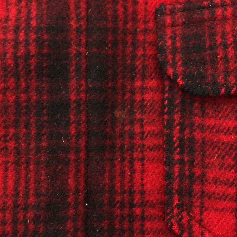 中古】WOOLRICH 50-60s マッキーノジャケット サイズ50(L～LL相当) 赤