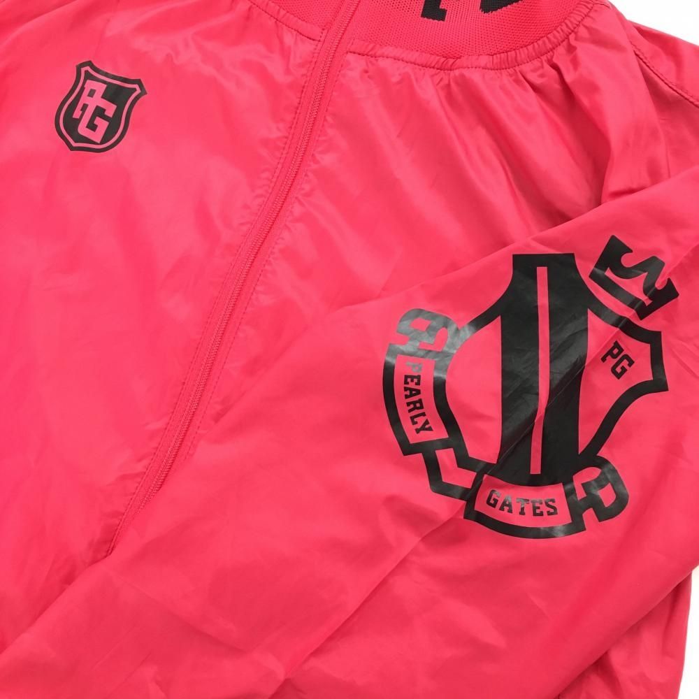 美品】パーリーゲイツ ジャケット レッドピンク 薄手 レディース 1(M