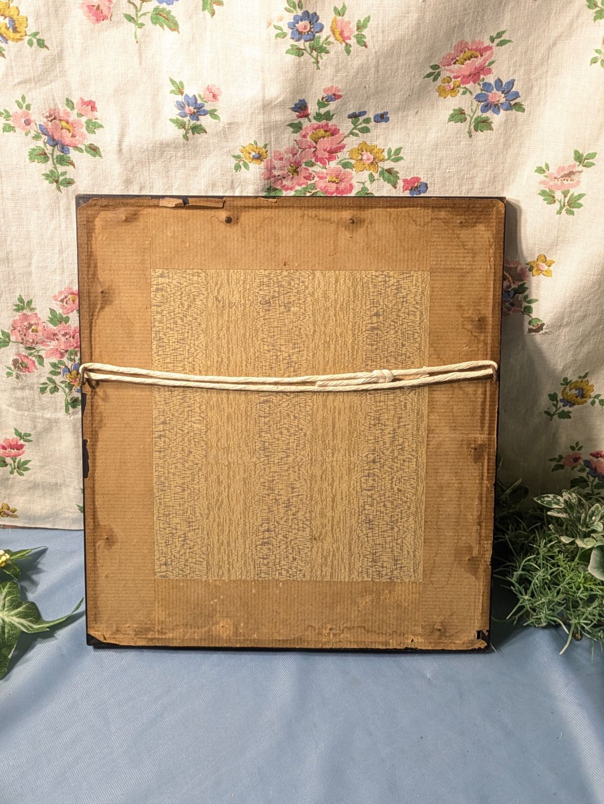 イギリス アンティーク イングリッシュガーデン 刺繍額 - メルカリ
