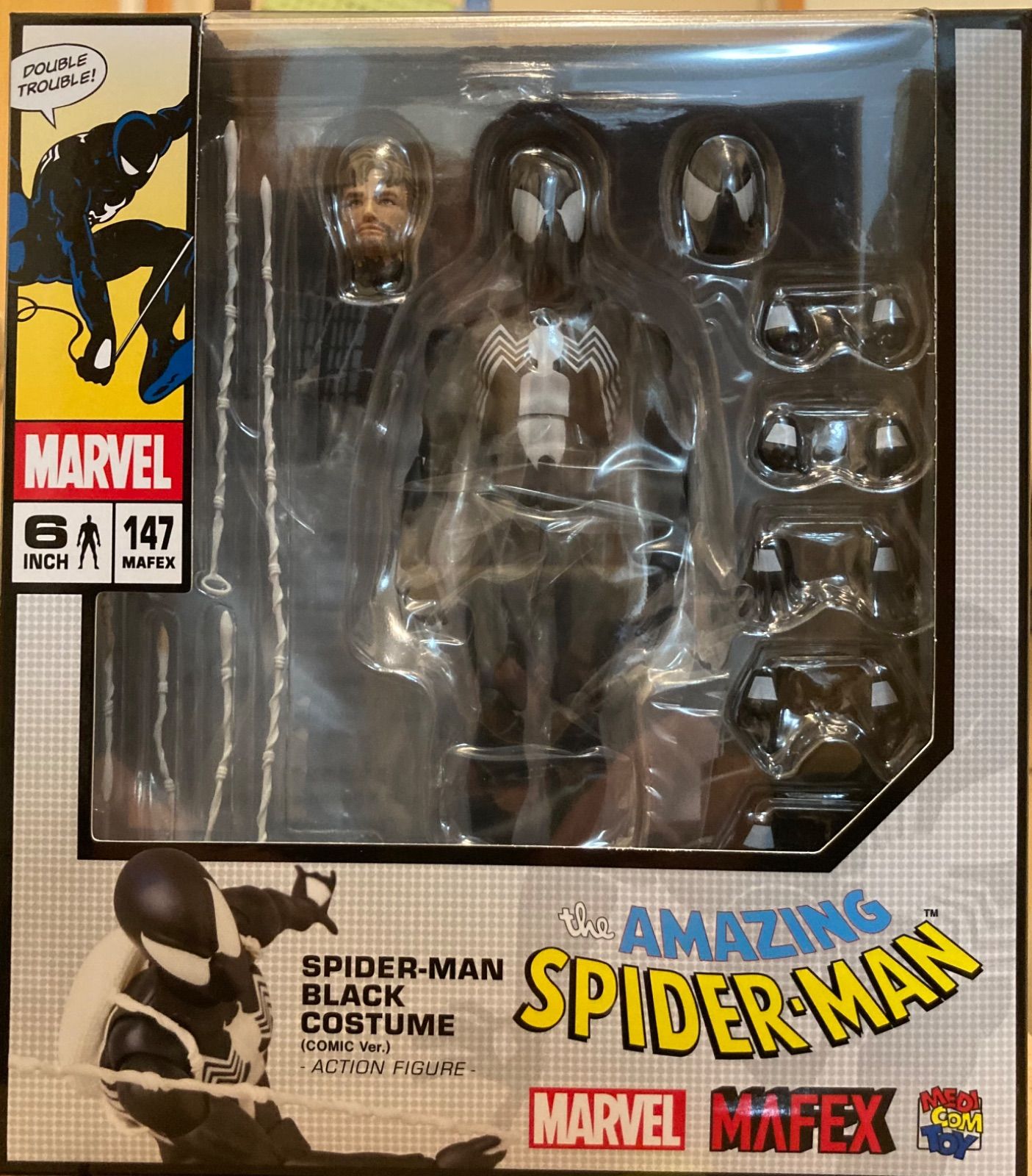 MAFEX マフェックス No.168 SPIDER-MAN BLACK COSTUME スパイダーマン