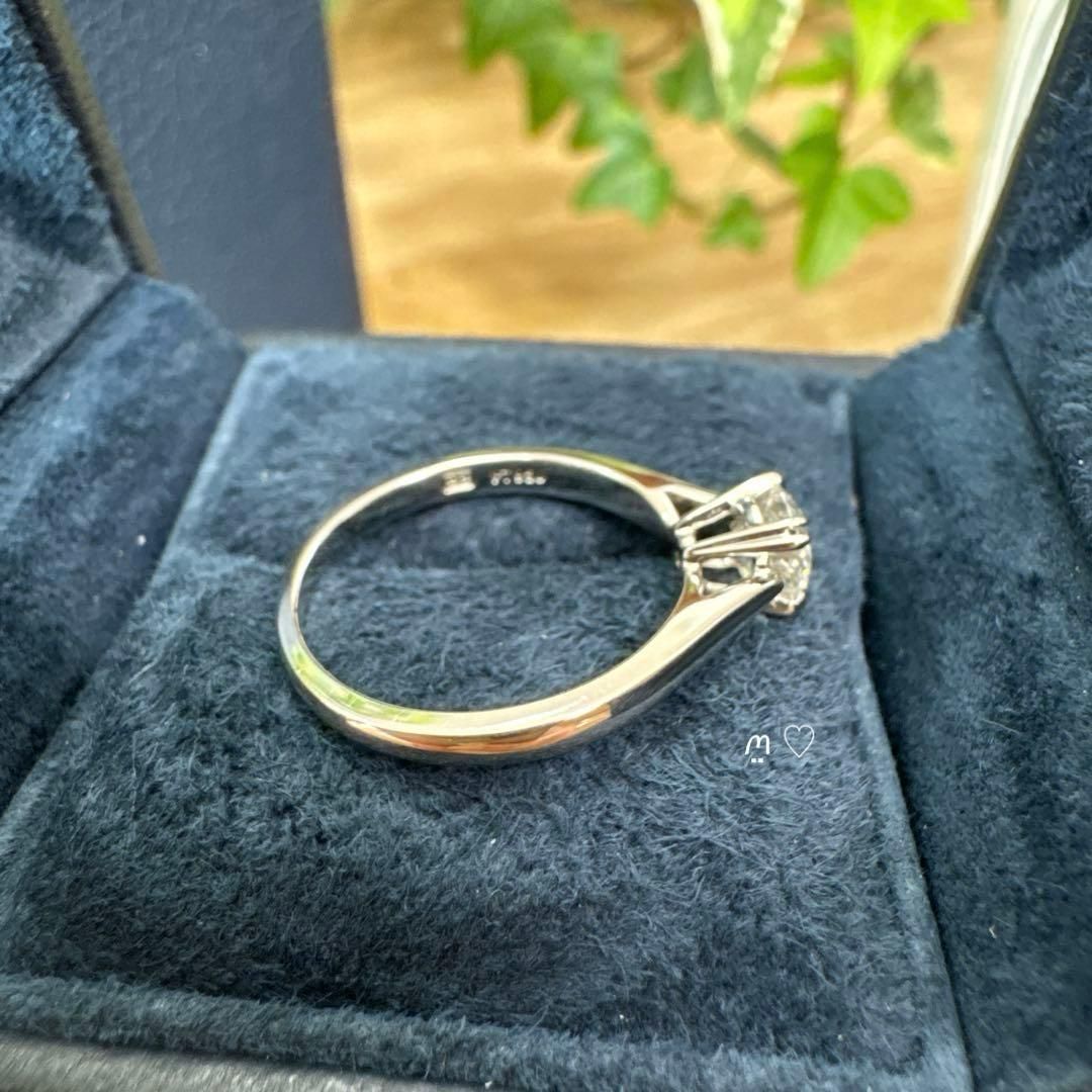 ハリーウィンストン ラウンドカットソリティアリング0.50ct 9号 