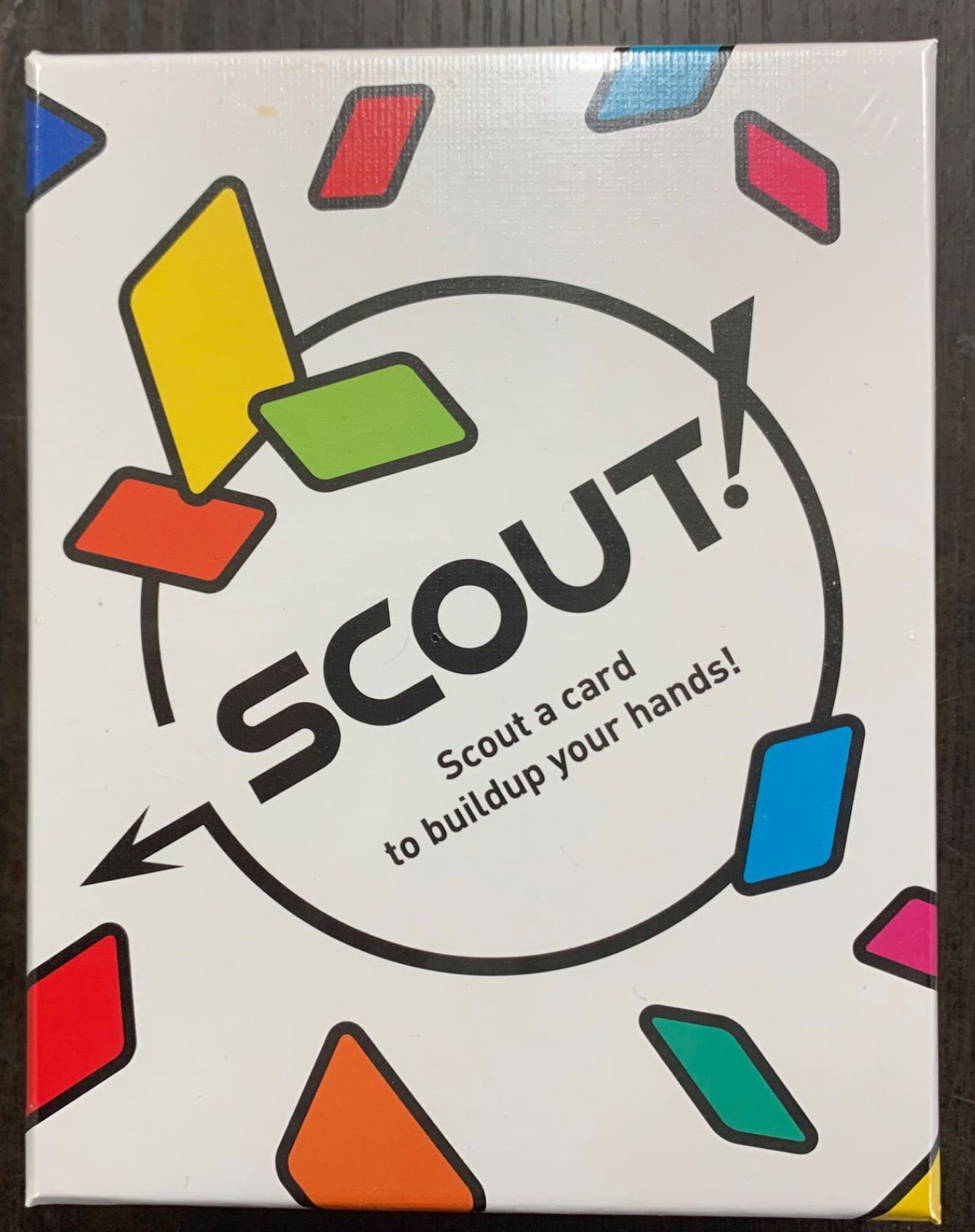 Best Japanese board games: SCOUT! by Oink Games, sealed copy