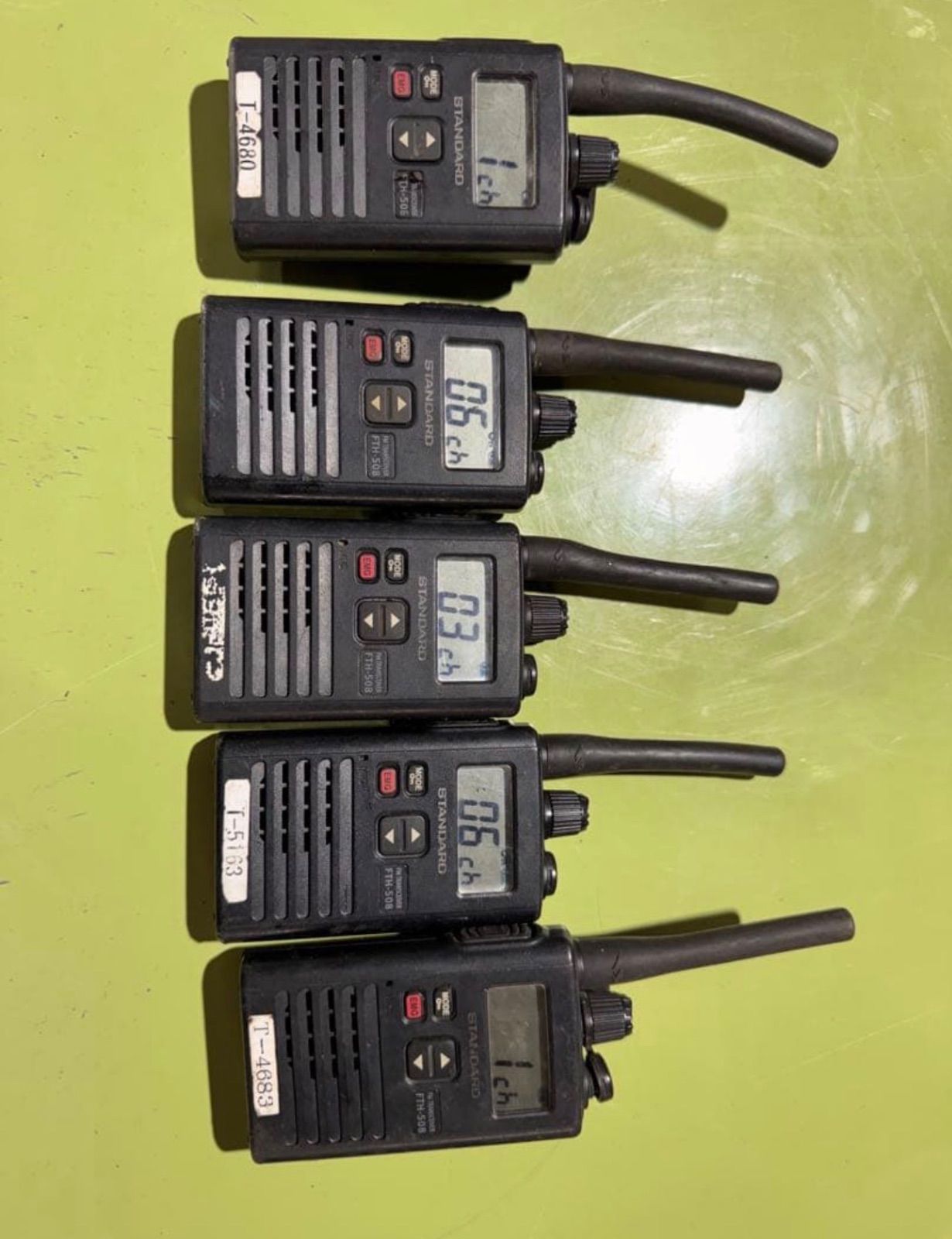 無線機 トランシーバー STANDARD FTH-508 YAESU 5台セット - メルカリ