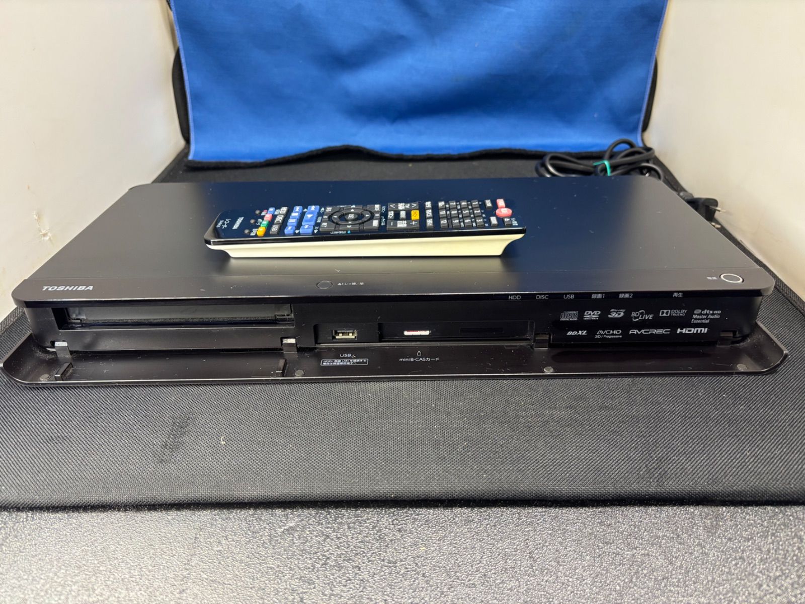 東芝 REGZA HDD/BDレコーダー DBR-Z420 2番組同時録画 1TB リモコン